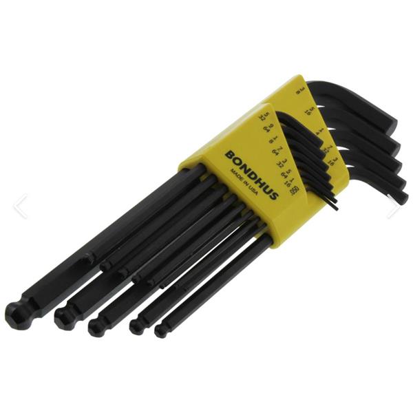 美國(guó)Bondhus波頭六角端L型扳手HLX6MG